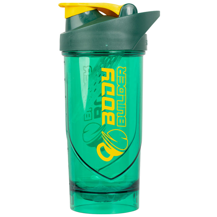 Body Builder Shieldmixer Shaker, Green, 700 Ml, Easy to Carry, Provided with Measuring Marks