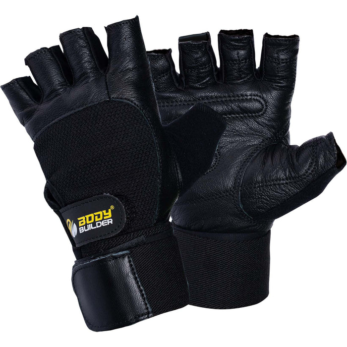 Body Builder Wrist Support Gloves, XL, Black, The Best Choice of Outdoor Sports