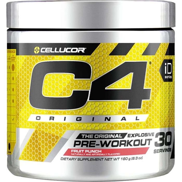 Cellucor C4 Original, Fruit Punch, 30, 150mg of Caffeine, 1g Arginine AKG