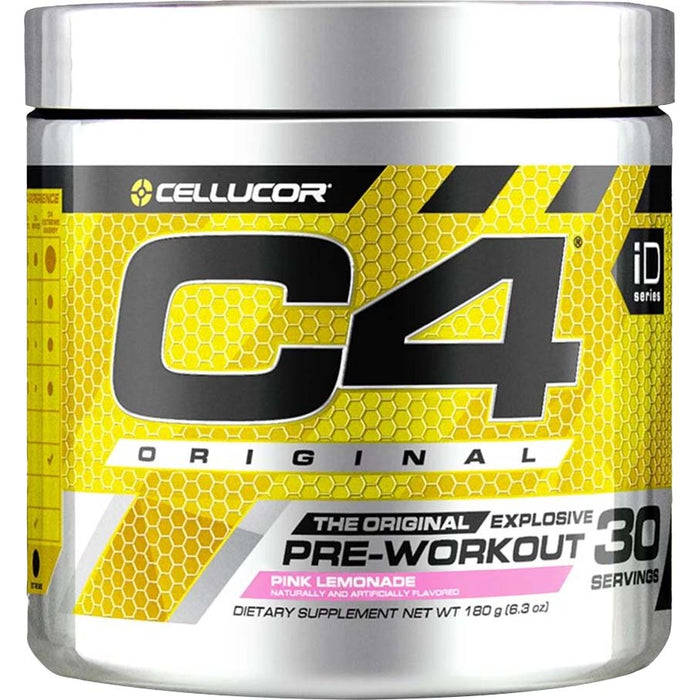 Cellucor C4 Original, Pink Lemonade, 30, 150mg of Caffeine, 1g Arginine AKG