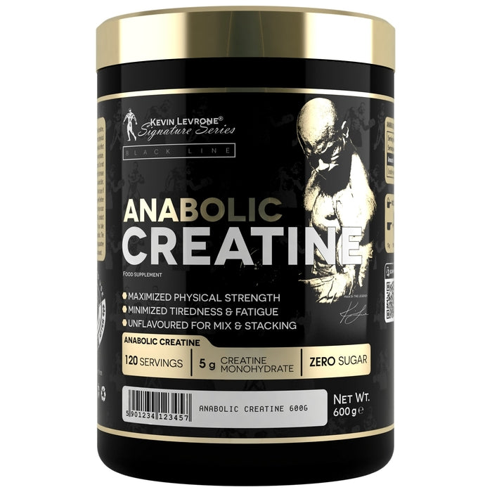 Kevin Levrone Anabolic Creatine, Unflavored, 600 Gm, Maximized Physical Strength