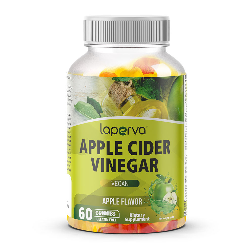 Laperva Apple Cider Vinegar, Apple, 60 Gummies, Weight Control by Reducing Appetite