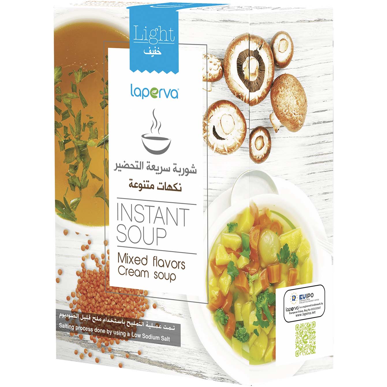 Laperva Keto Diet Soup, Mix, 68 Gm, Low Calories & Low Fat, Free from Artificial Colours
