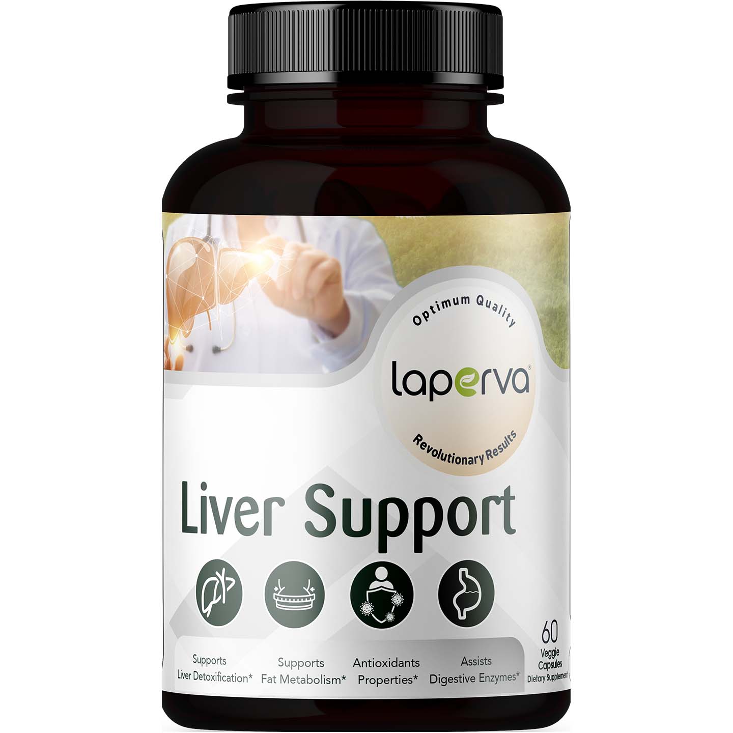 Laperva Liver Support, 60 Veggie Capsules, Support Liver Detoxification