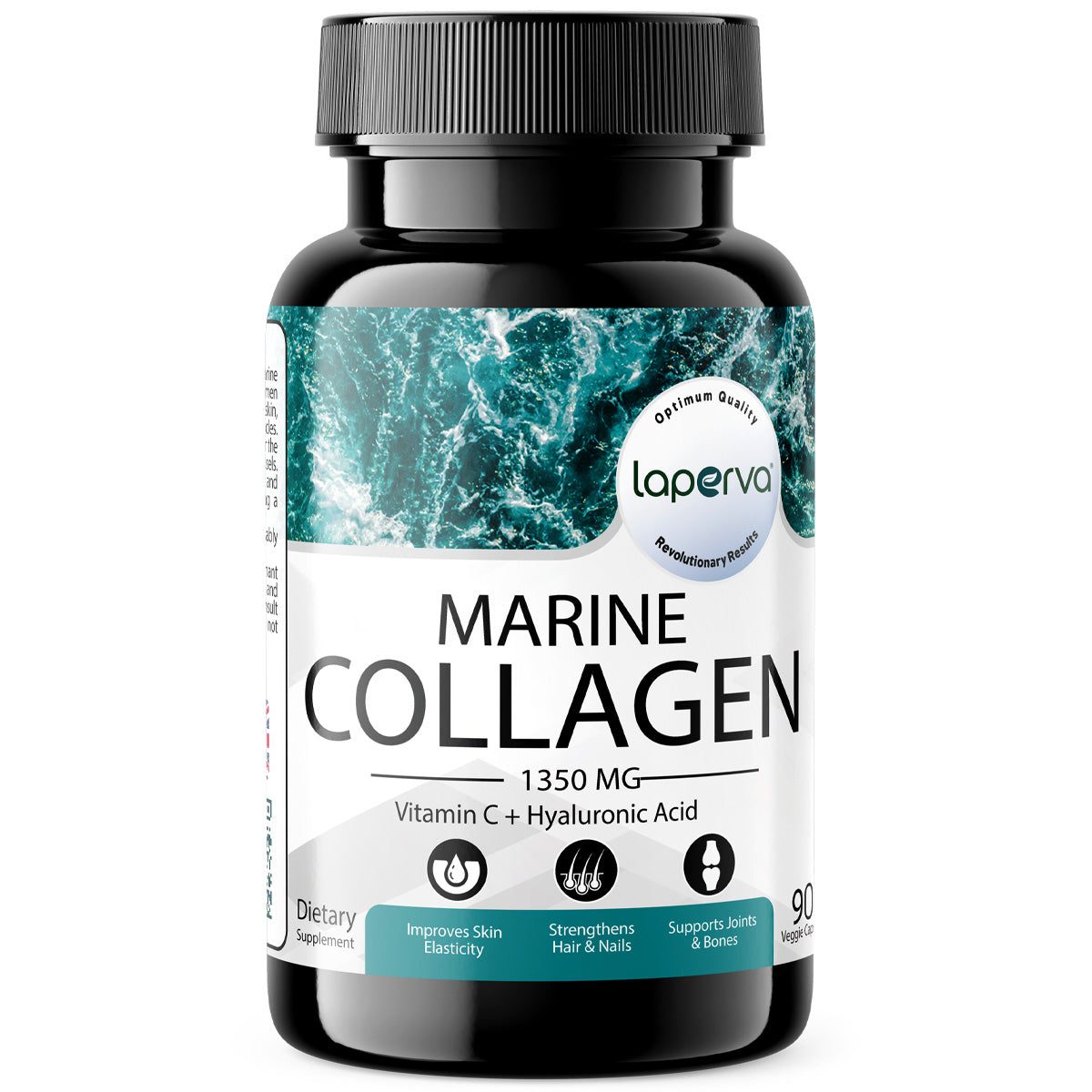 Laperva Marine Collagen, 90 Laperva Marine Collagen, 90 Veggie Capsules, 1350 mg, Contributes to healthy skin, hair and nailsCapsules, 1350 mg, Contributes to healthy skin, hair and nails