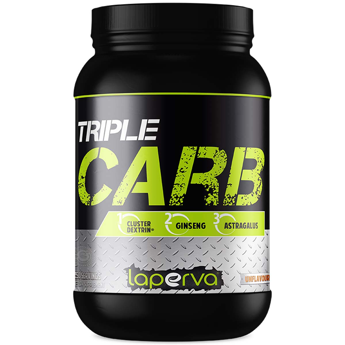 Laperva Triple Carb, Unflavored, 2.8 Lb, 24.95 Grams of Carbohydrates, Increase Endurance and Build Muscle