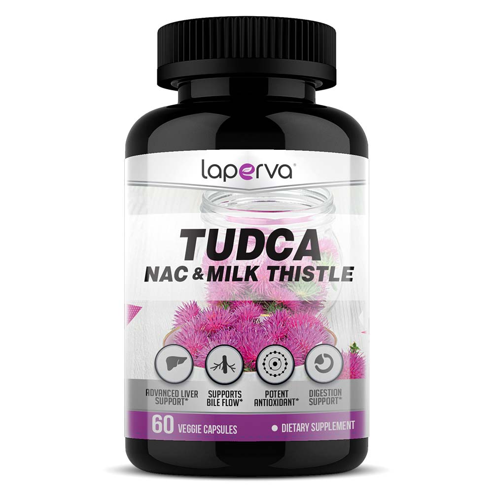 Laperva Tudca & Nac & Milk Thistle, 60 Veggie Capsules, Advanced Liver Support