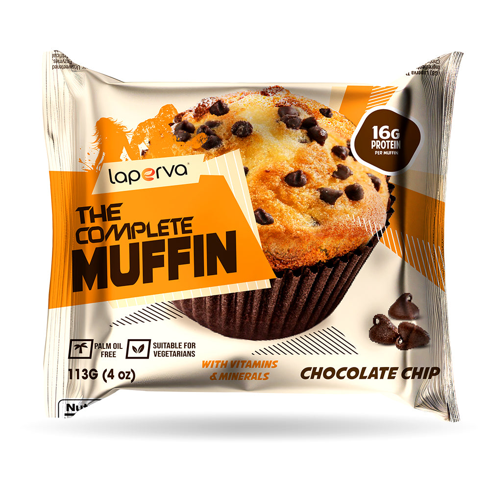 Laperva the Complete Muffin, Chocolate Chip, 1 Piece, Palm Oil Free, Suitable for Vegetarians