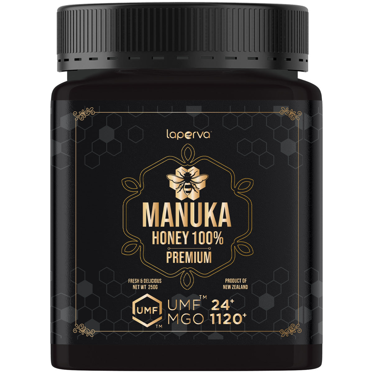 Manuka Honey Laperva, 1120 MGO, 250 Gm, Suitable for Vegetarians, Artificial Flavour Free