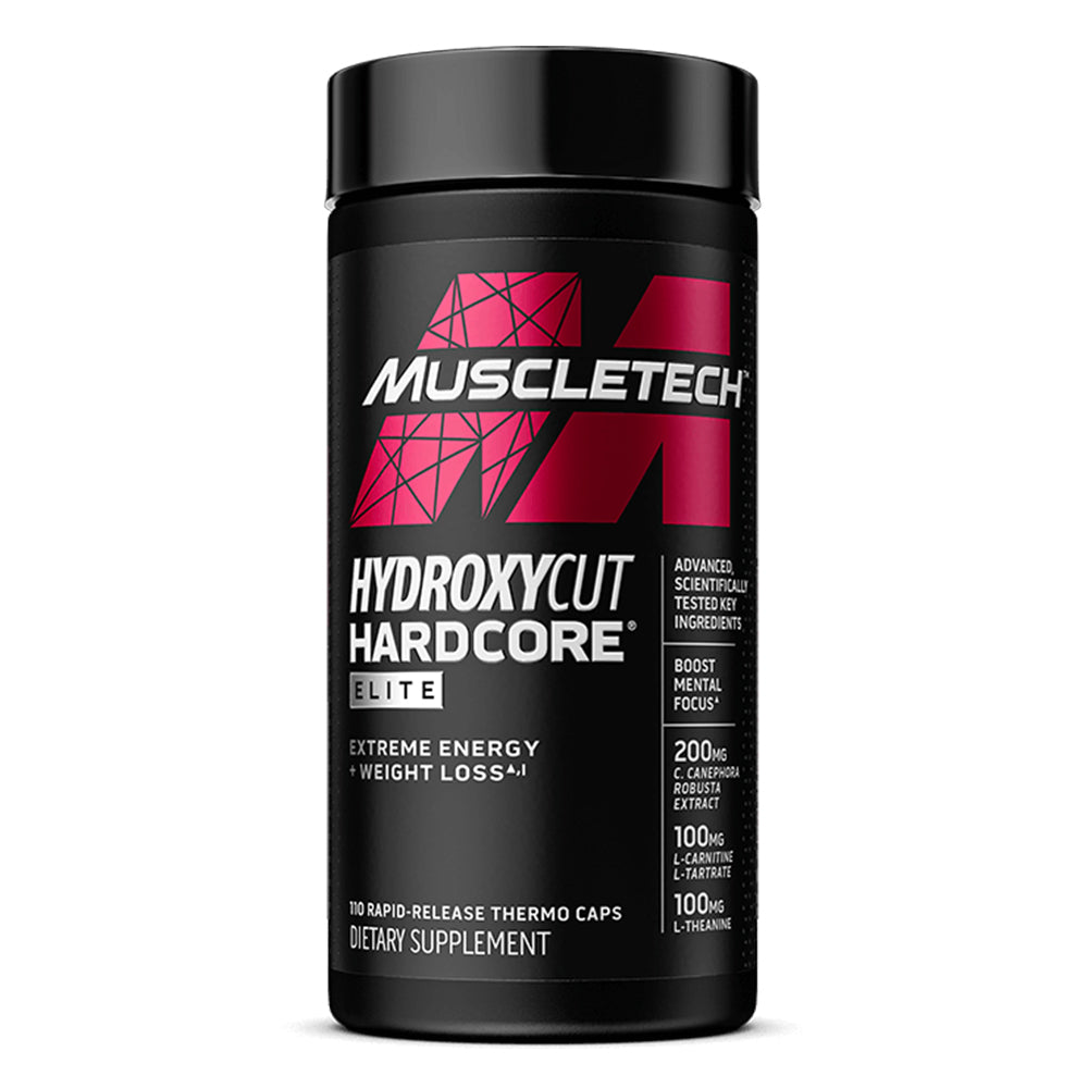 MuscleTech Hydroxycut Hardcore Elite، 110 كبسولات، خسارة وزن قوية 