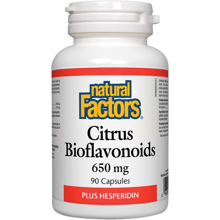 Natural Factors Citrus Bioflavonoids 650 Mg 90 Capsules, 650 mg, 90 Capsules