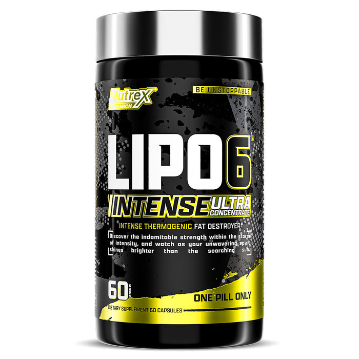 Nutrex Lipo‑6 Intense Ultra Concentrate, 60 Capsules, Extreme Energy