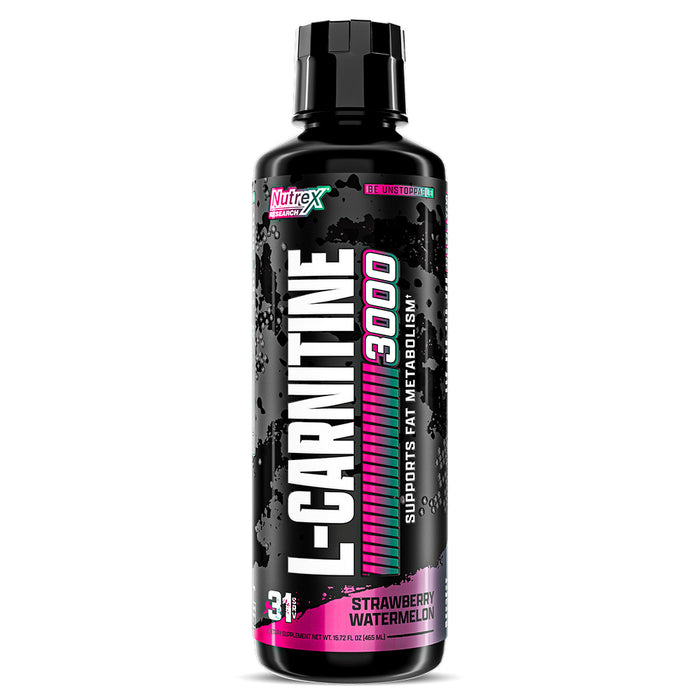 Nutrex Research Liquid Carnitine, Strawberry Watermelon, 3000 mg, Boost Endurance