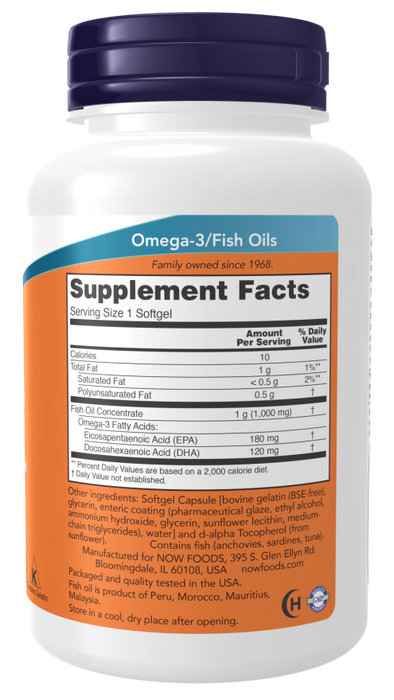 Omega 3 1000mg - 180 Softgels