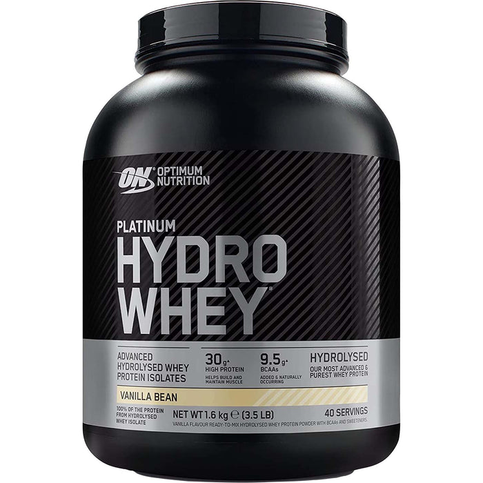 Optimum Nutrition Platinum HydroWhey, Velocity Vanilla, 3.5 LB, 30 grams of ultra-pure protein