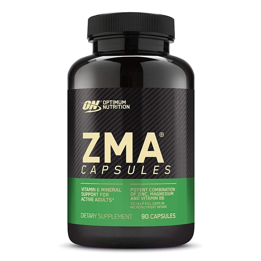 Optimum Nutrition ZMA، 90 كبسولة، دعم الفيتامينات والمعادن للجسم 