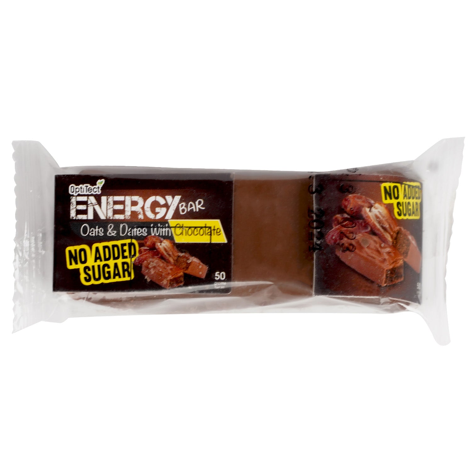 Optitect Energy Bar, Oats & Dates With Chocolate, 1 Bar, Rich in Protein