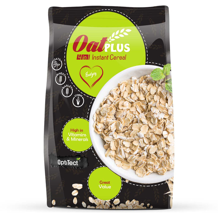 Optitect Oat Plus 4 in 1 Instant Cereal, 20 Sachets, 4 In 1 Instant Cereal