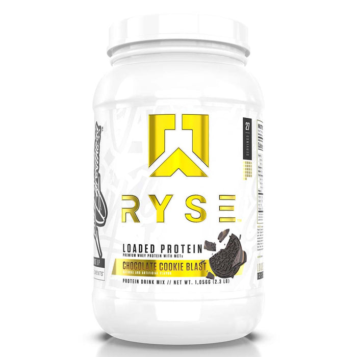 RYES Loaded Whey Protein, Chocolate Cookie Blast, 27, Premium Whey Protein