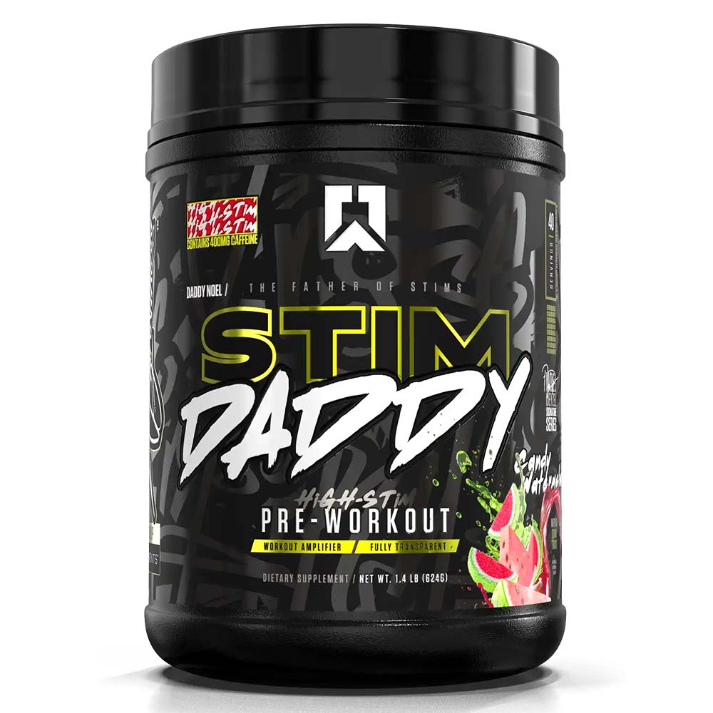 RYES Stim Daddy Pre Workout، حلوى البطيخ، 40، التركيز، الطاقة، الضخ 