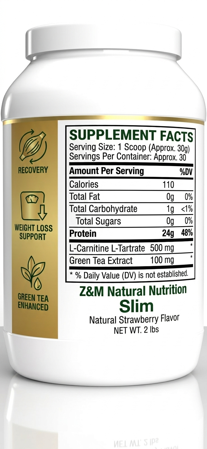 Z&M HARDCORE Slim Protein Strawberry 907 grams