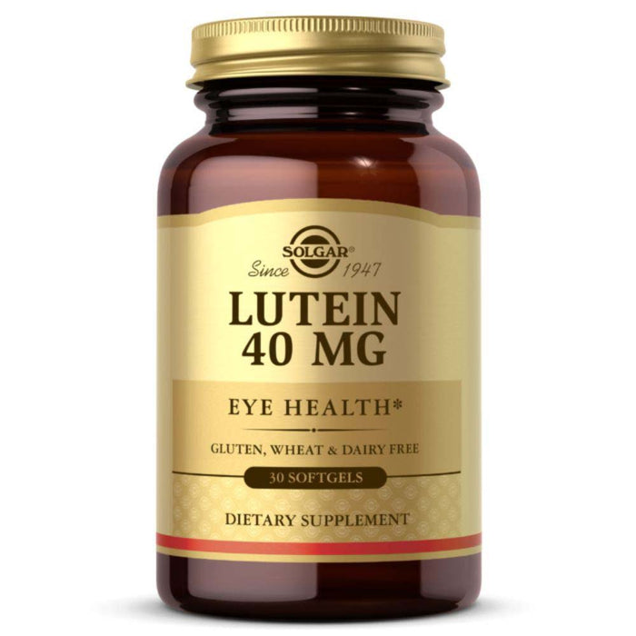 Solgar Lutein, 30 Softgels, 40 mg, Supports Eye Health, Supports Blue-Light