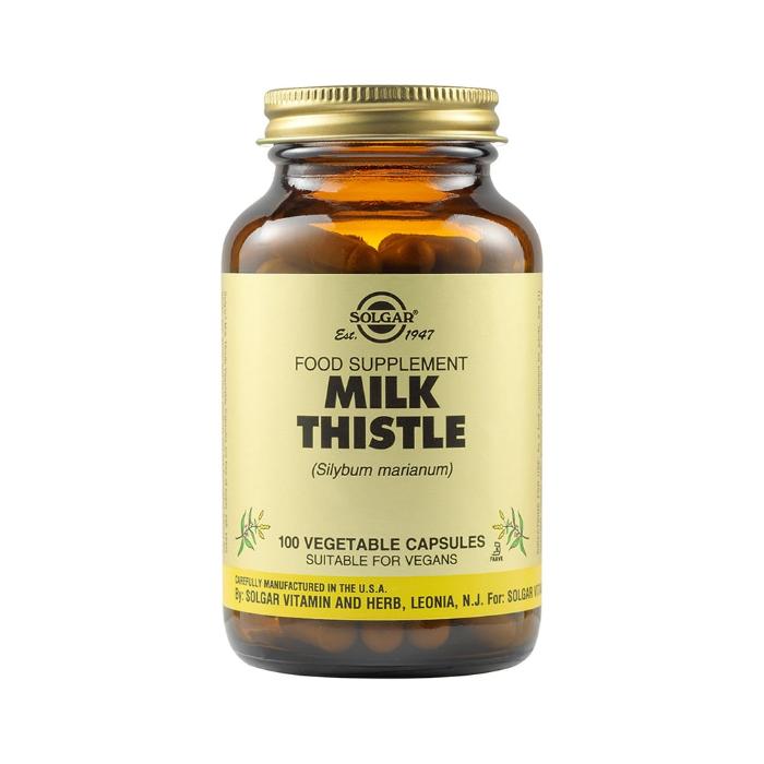 Solgar Milk Thistle, 100 Vegetable Capsules, Supports Liver Detoxification