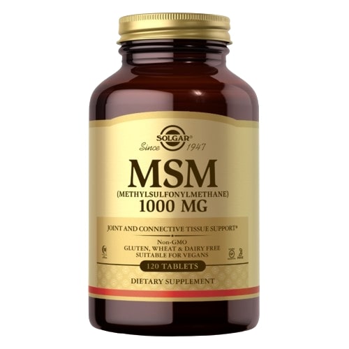 Solgar Msm, 1000 mg, 120 Tablets, Supports Collagen & Connective Tissue