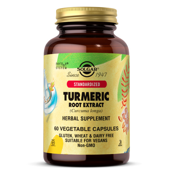 Solgar Standardized Turmeric Root Extract, 60 Vegetable Capsules, An Antioxidant