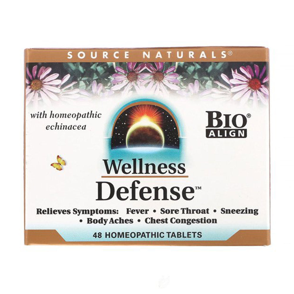 Source Naturals Wellness Cold and Flu, 48 Tablets, Maintain Upper Respiratory