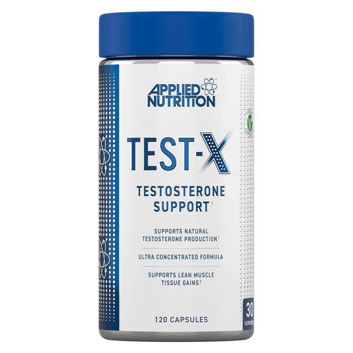 Test X Testosterone Support - 120 Capsules - nutrimarketae