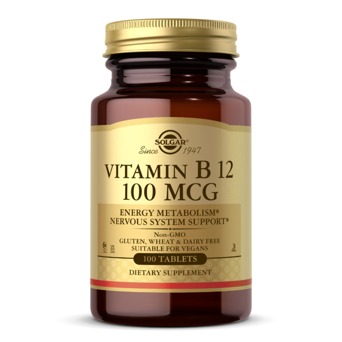 Vitamin B12 100mcg - 100 Tablets