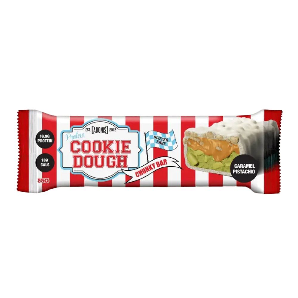 Adonis Protein Cookies Dough Bar, 1 Bar, 15g Protein