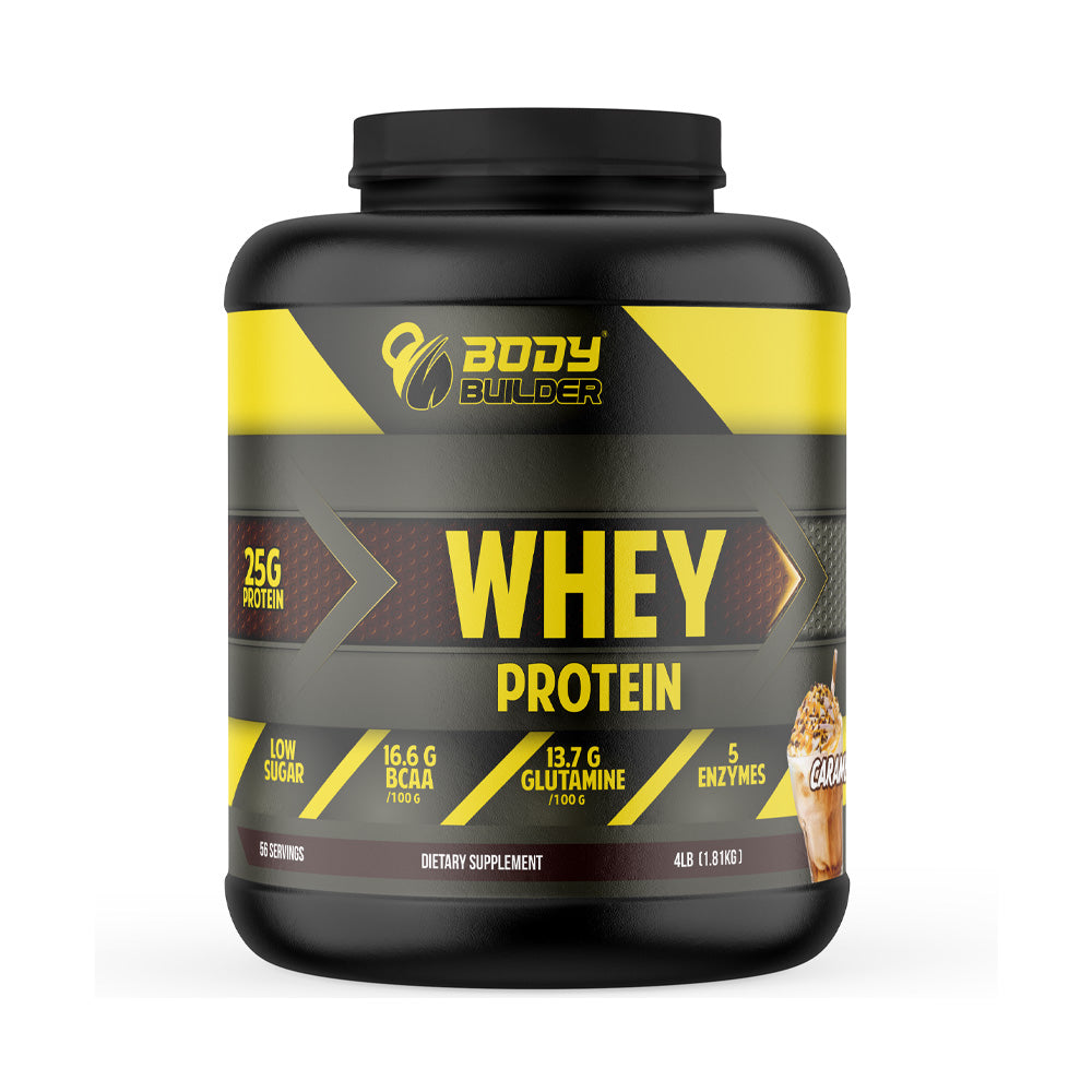 Body Builder Whey Protein,4 LB, 25 g of Whey Protein Per 1 Scoop
