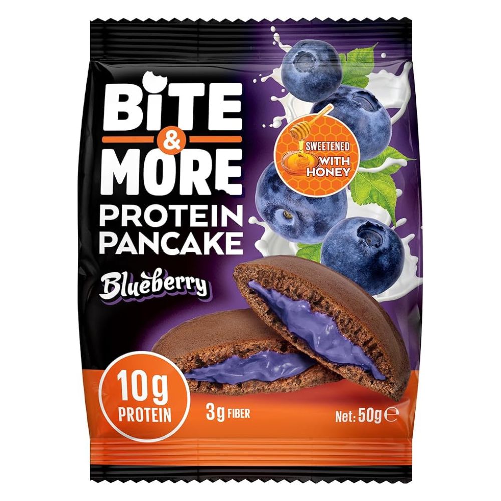 Bite & More Protein Pancake, 1 Piece, 10g Protein, High in Fibers