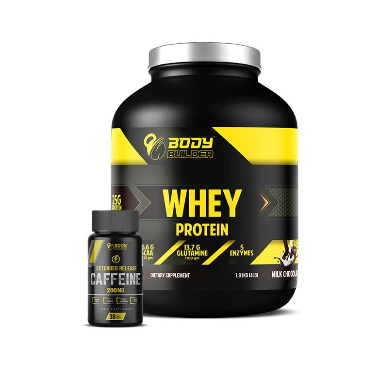BODY BUILDER WHEY , EXTENDED RELEASE CAFFEINE