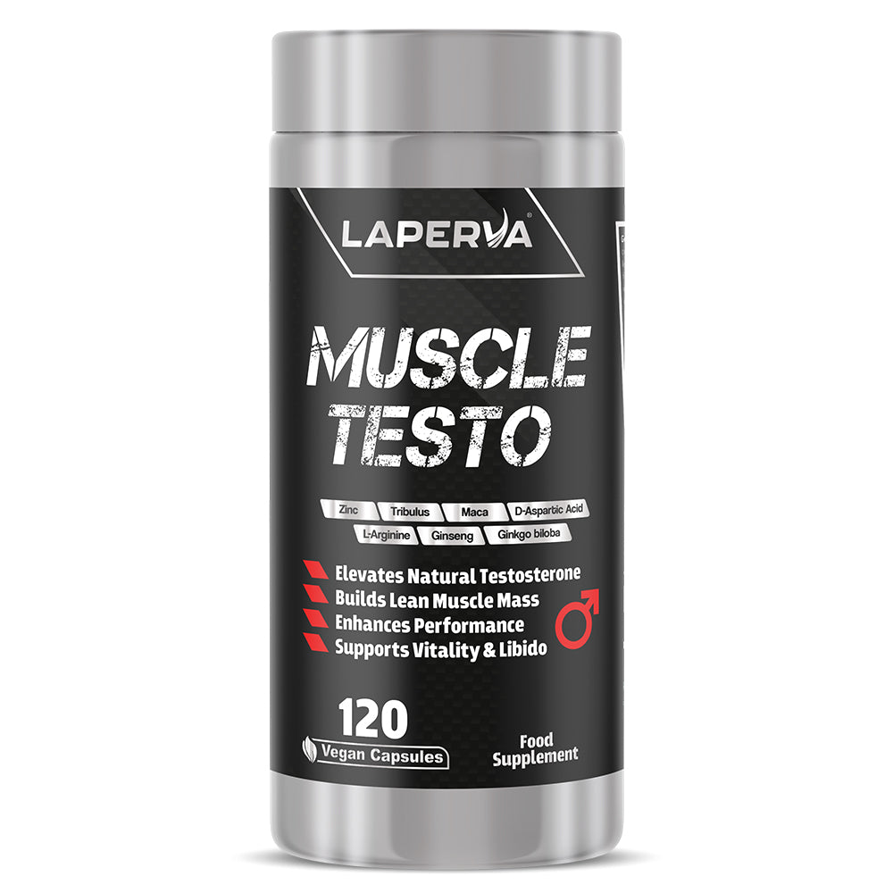 Laperva Muscle Testo Capsules, 120 Veggie Capsules, Enhances Performance