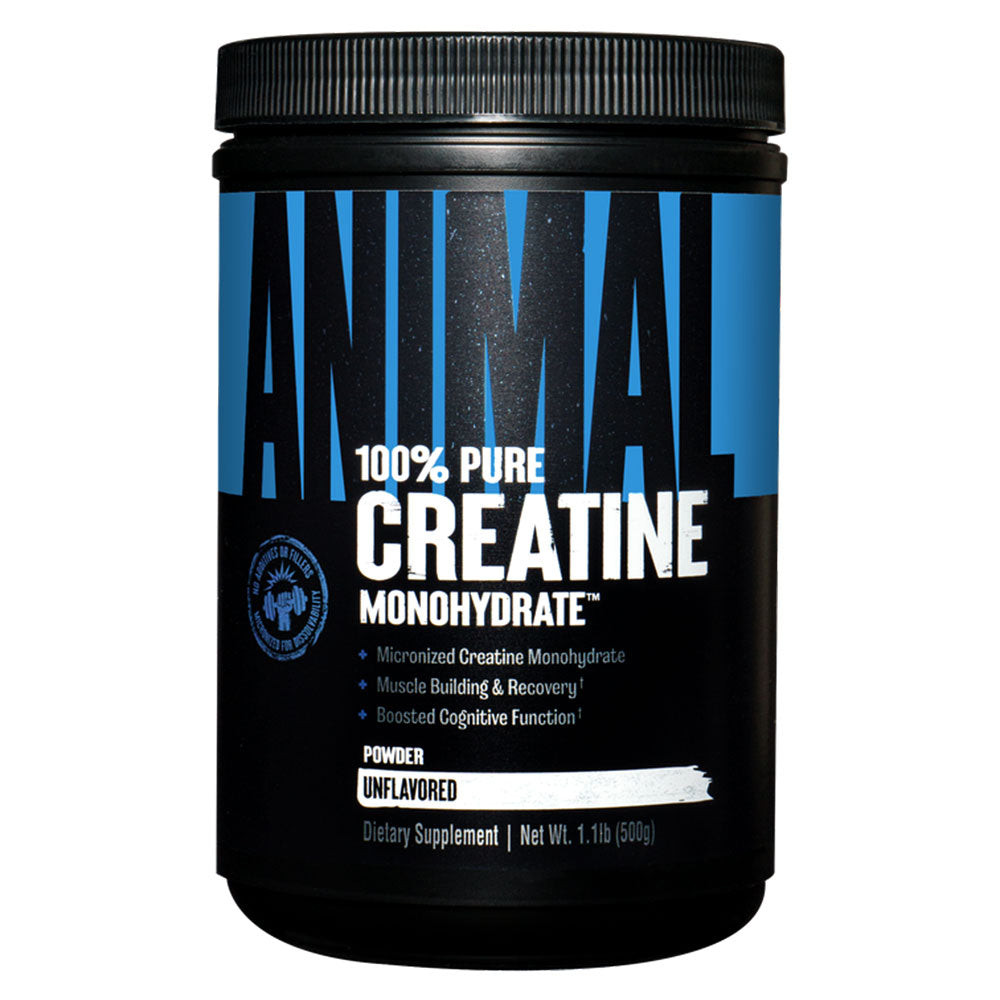Universal Nutrition Animal Pure Creatine, Unflavored, 500 Gm, 5g Creatine Monohydrate