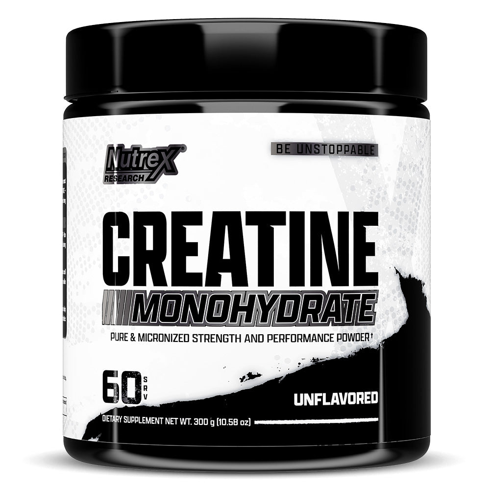 Nutrex Research Creatine Monohydrate, Unflavored, 60, Powerful Muscle Enhancer