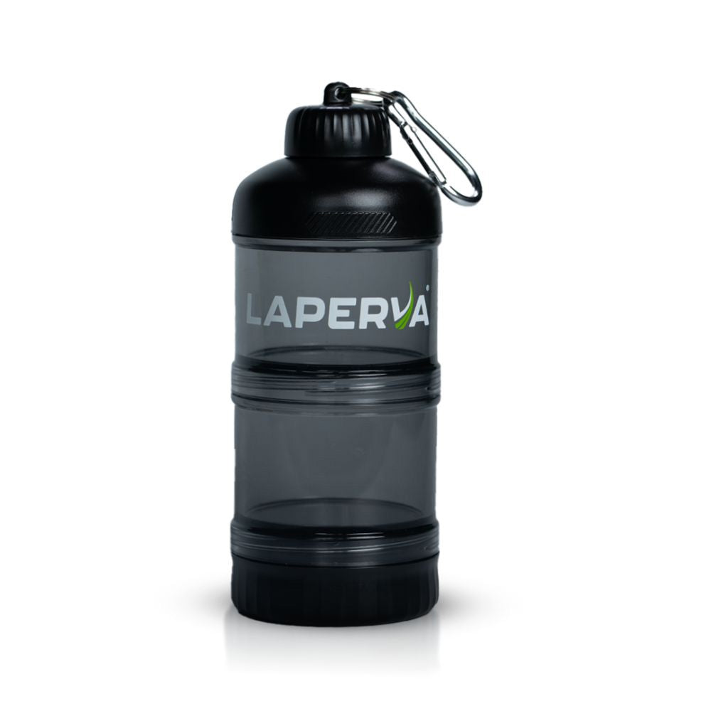 Laperva Stack Bottle, Black, BPA-free, Easy to Clean
