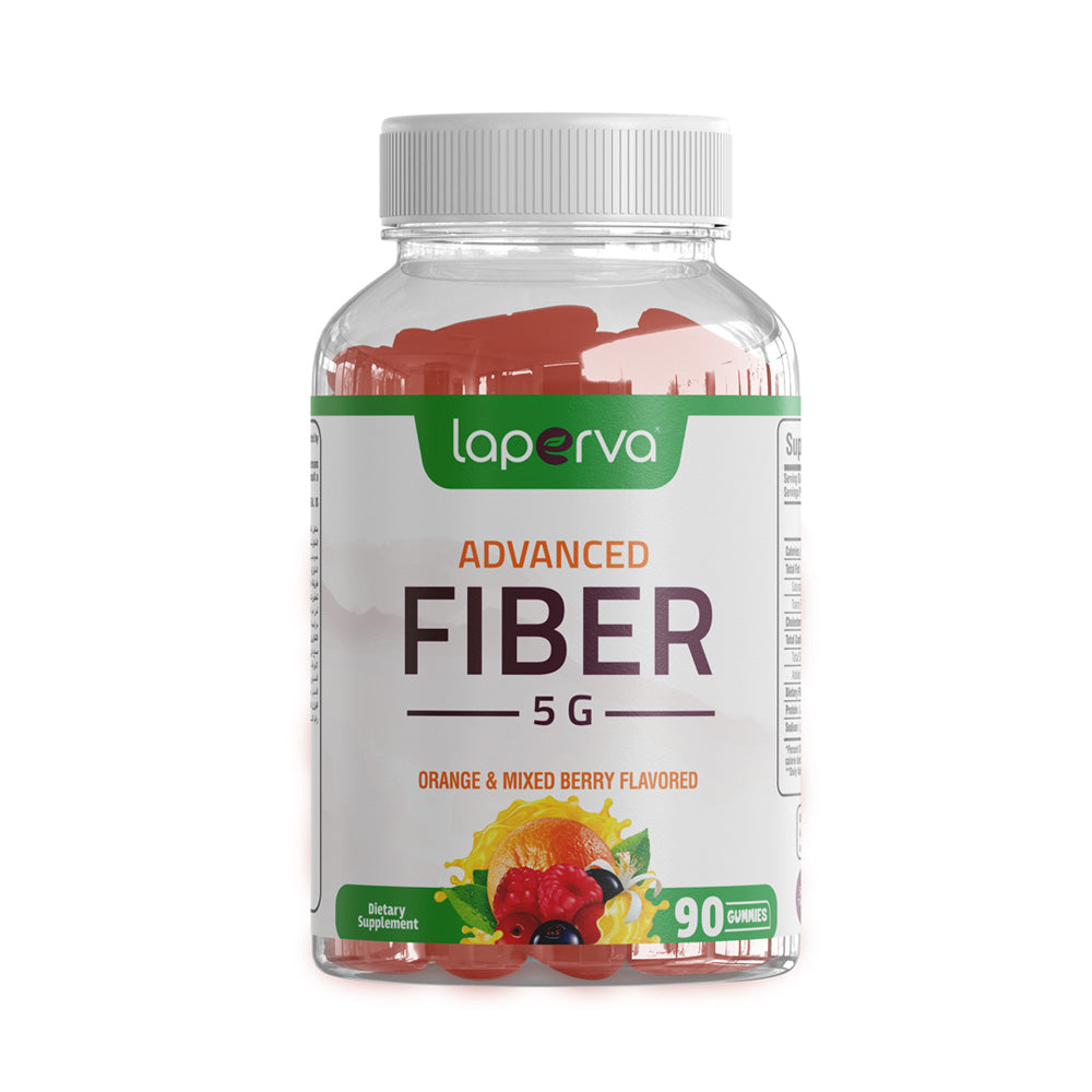 Laperva Advanced Fiber, 90 Gummies, 5000 mg, High Fiber Content, Delicious Flavors