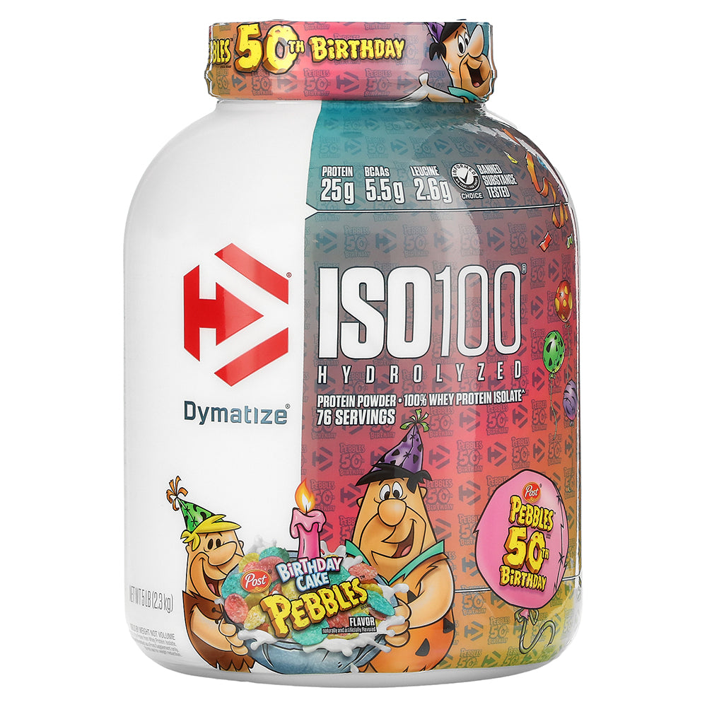 Dymatize ISO 100 Hydrolyzed whey protein isolate 5 LB, Gain in Muscle Size and Strength