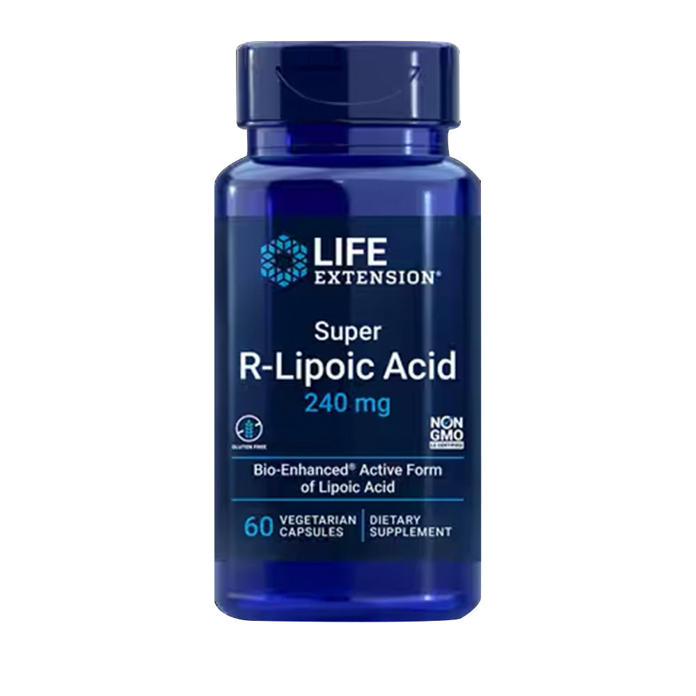 Life Extension Super R-Lipoic Acid, 60 Veggie Capsules, 240 mg, Antioxidant