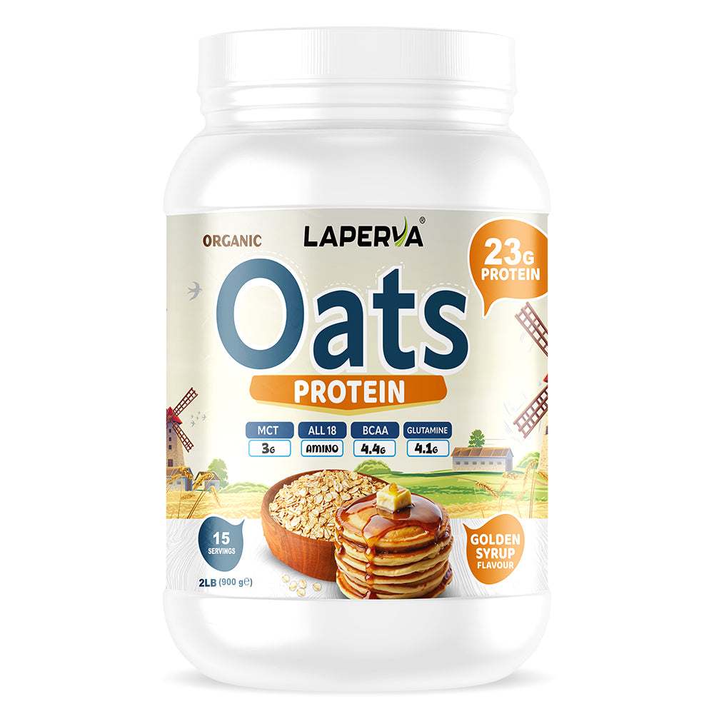 Laperva Oats Protein, Golden Syrup, 15, 23 Gm protein Per serv, No Add Sugar