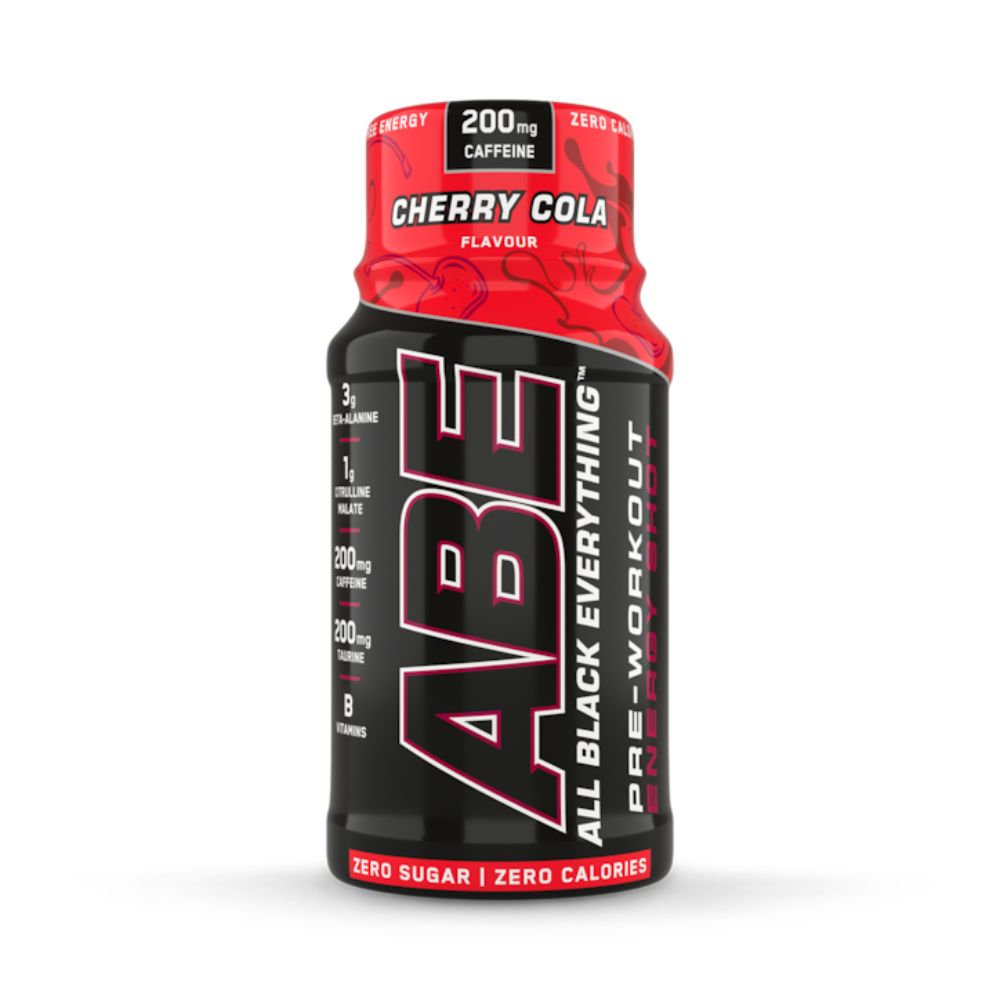 Applied Nutrition ABE Ultimate Pre Workout Shot, Cherry Cola, 1 Shot, Reduce Tiredness & Fatigue
