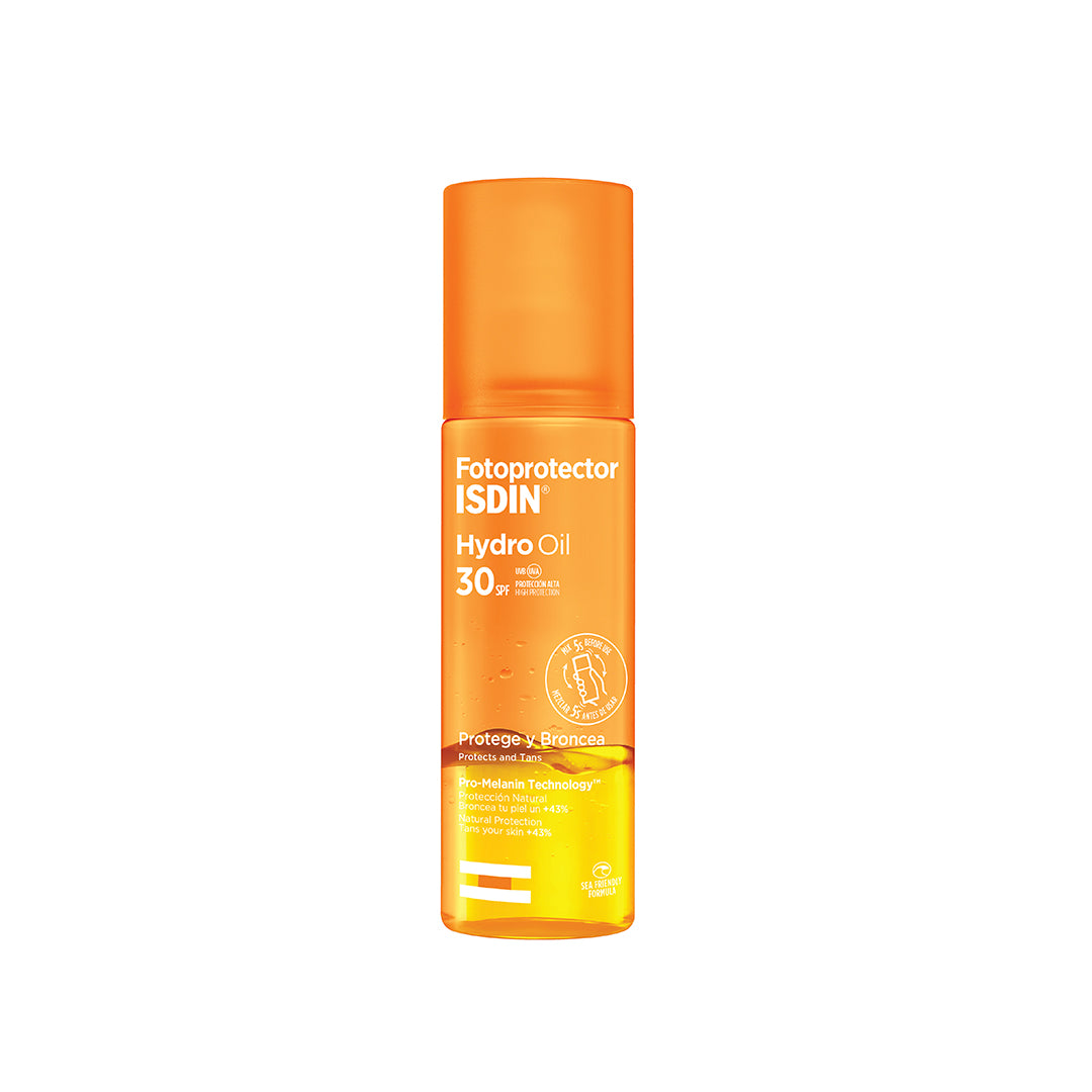 ISDIN Fotoprotector Hydro Oil SPF 30, 200 ML, Protects Your Skin From the Sun