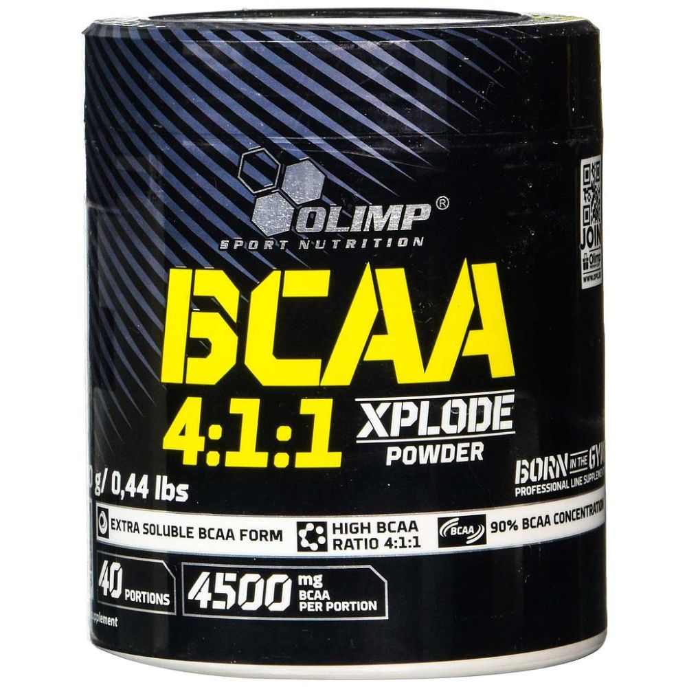 Olimp Sport Nutrition Bcaa Xplode, Fruit Punch, 200 Gm, 6 g Of Pure BCAA Per Serving