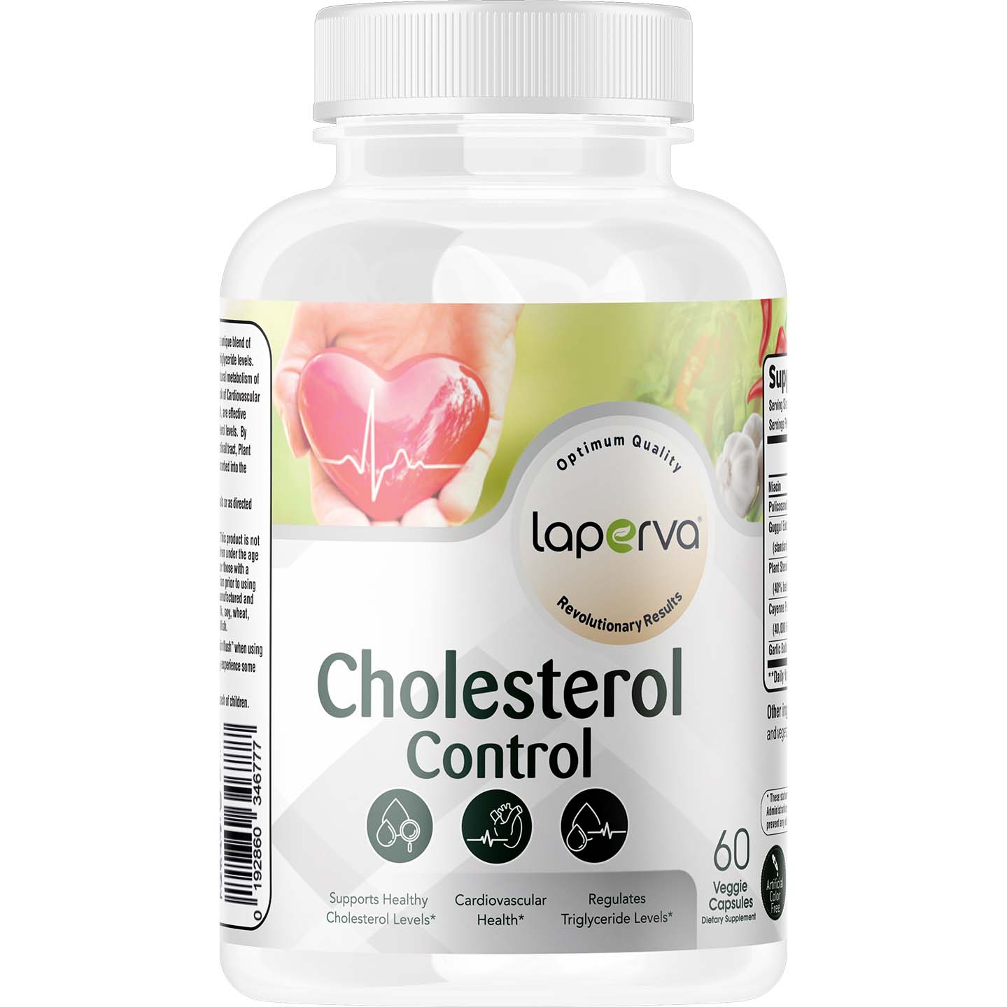 Laperva Cholesterol Control, 60 Veggie Capsules, Maintain Normal Cholesterol Levels