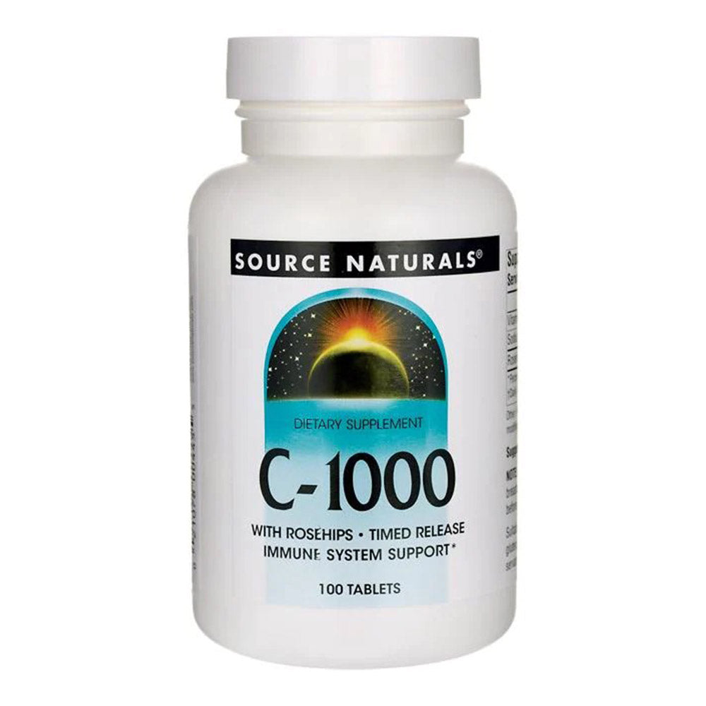 Source Naturals C-1000 Time Release, 1000 mg, 100 Tablets, Potent Antioxidant