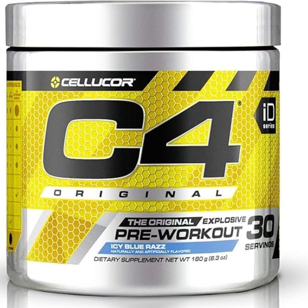 Cellucor C4 Original, Icy Blue Raz, 30, 150mg of Caffeine, 1g Arginine AKG